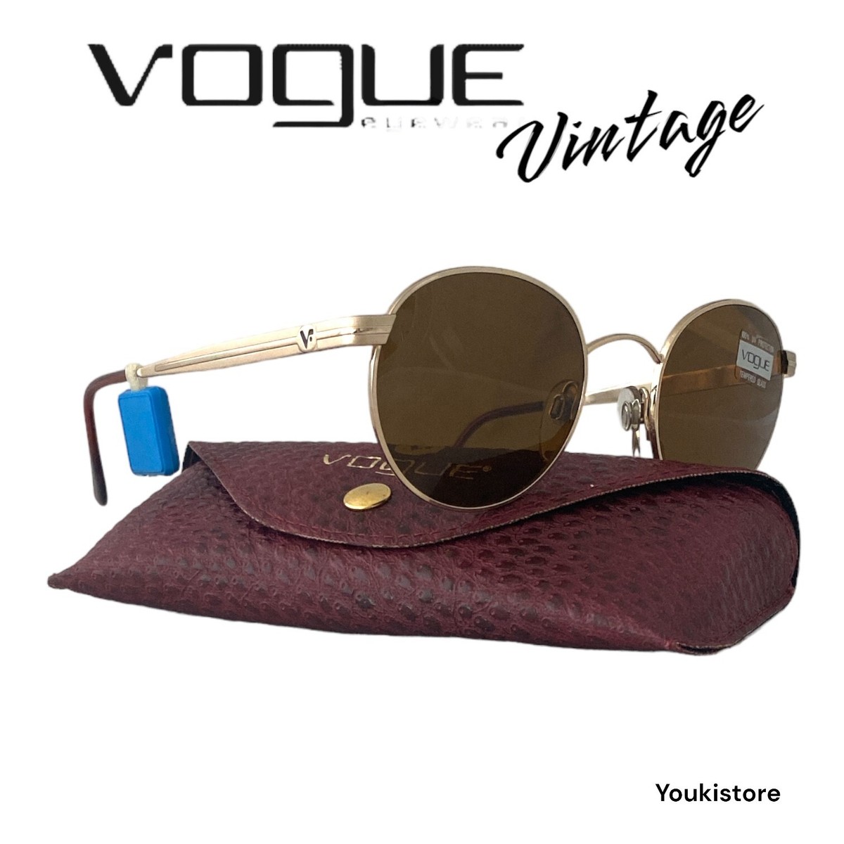 VOGUE occhiali da sole VO 3052 ORO 49 21 135 VINTAGE 90 sunglasses