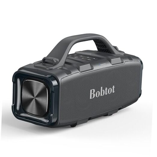 Bluetooth Speaker with Subwoofer, 60W Peak IPX6 Portable Waterproof Bluetooth