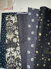 Fabric 100 cotton pieces total over 2 yards quilt shop quality