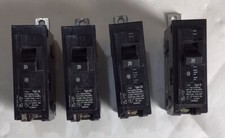 Lot Of 4 Siemens Circuit Breaker type BL Model B120BP 20Amp 1 Pole 120VAC