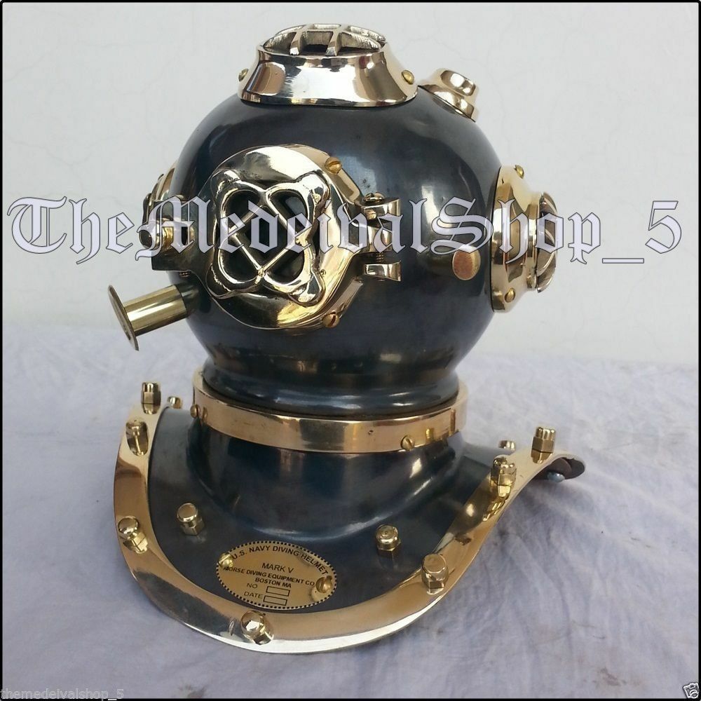 Mark IV Scuba Vintage Brass Deep Vintage U.S Navy Mini Diving