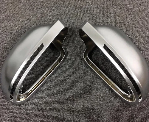 For Audi A6 S6 Rs6 2009-2011 Matt Chrome Wing Mirror Covers OEM-fit
