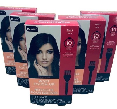 5 } b. Color Permanent Root Touch Up 10 Minute Formula  Black New Boxes