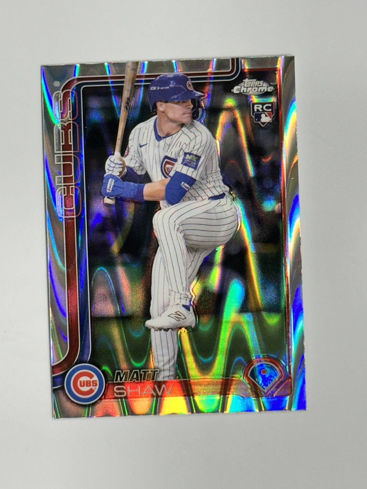 2025 Topps Chrome - Matt Shaw #219 RayWave Refractor (RC)