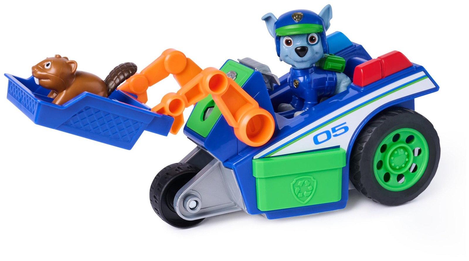 Paw Patrol Search - Rescue Rocky Rescue Recycler Vehicle with 2 Figures Toy C 8690₽