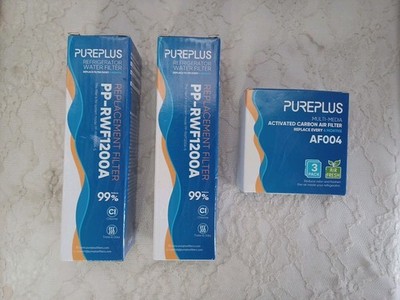 NEW~ PUREPLUS REFRIGERATOR 2 Ct~WATER FILTER & 3 Ct~CARBON AIR FILTERS RWF4700AC