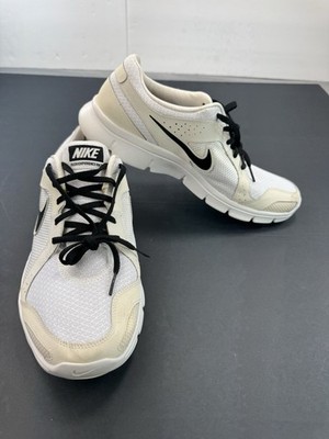 Nike Flex Experience RN 2 Mens White Black Athletic Shoes Mens Size 12 NEW