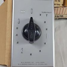 Wall Box Time Switch Mark Time 90021 Black 90,000 Series 125VAC 20A 3 Minutes