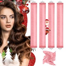 Heatless Hair Curlers Overnight Sleep In Curling Kit with Satin Scarf