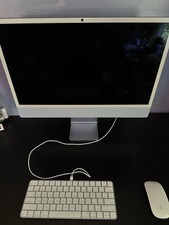 Apple iMac 2024 24-inch Blue M4 Laptop with 256GB SSD and 16GB RAM