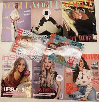 Zeitschriften Konvolut Vogue InStyle Cosmopolitan MySelf 2023  (337)