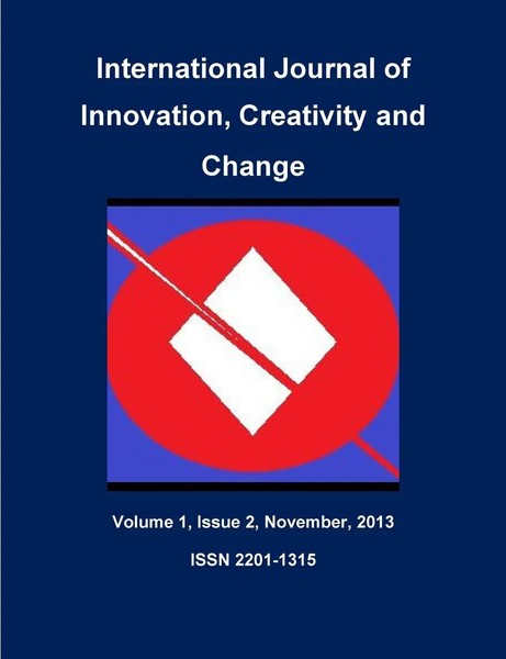 International Journal Of Innovation, Creativity And Change, Volume 1, Issue...-image