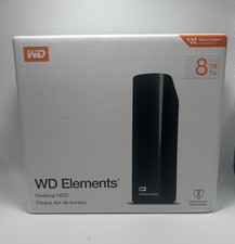 Western Digital WD Elements Desktop HDD 8 TB WDBWLG0080HBK-NESN Black