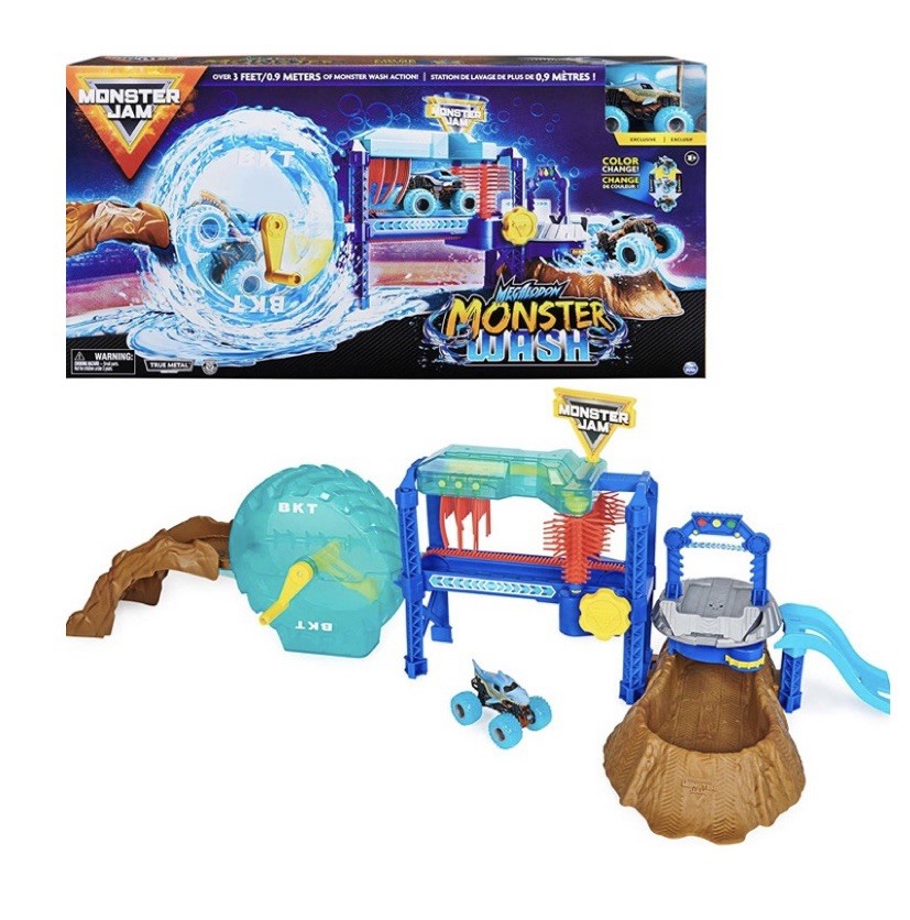 Monster Jam Megalodon Monster Wash 1:64 Monster Truck Playset