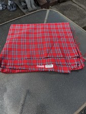 5.5 Yard Red Tartan Plaid Fabric Red Blue Green Cotton / Cotton Blend Fabric