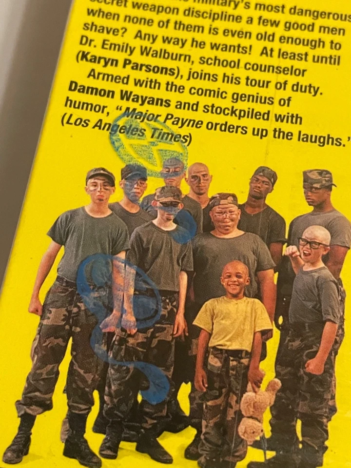 VHS Major Payne 1995 Damon Wayans New Sealed Comedy - Image 3 of 4
