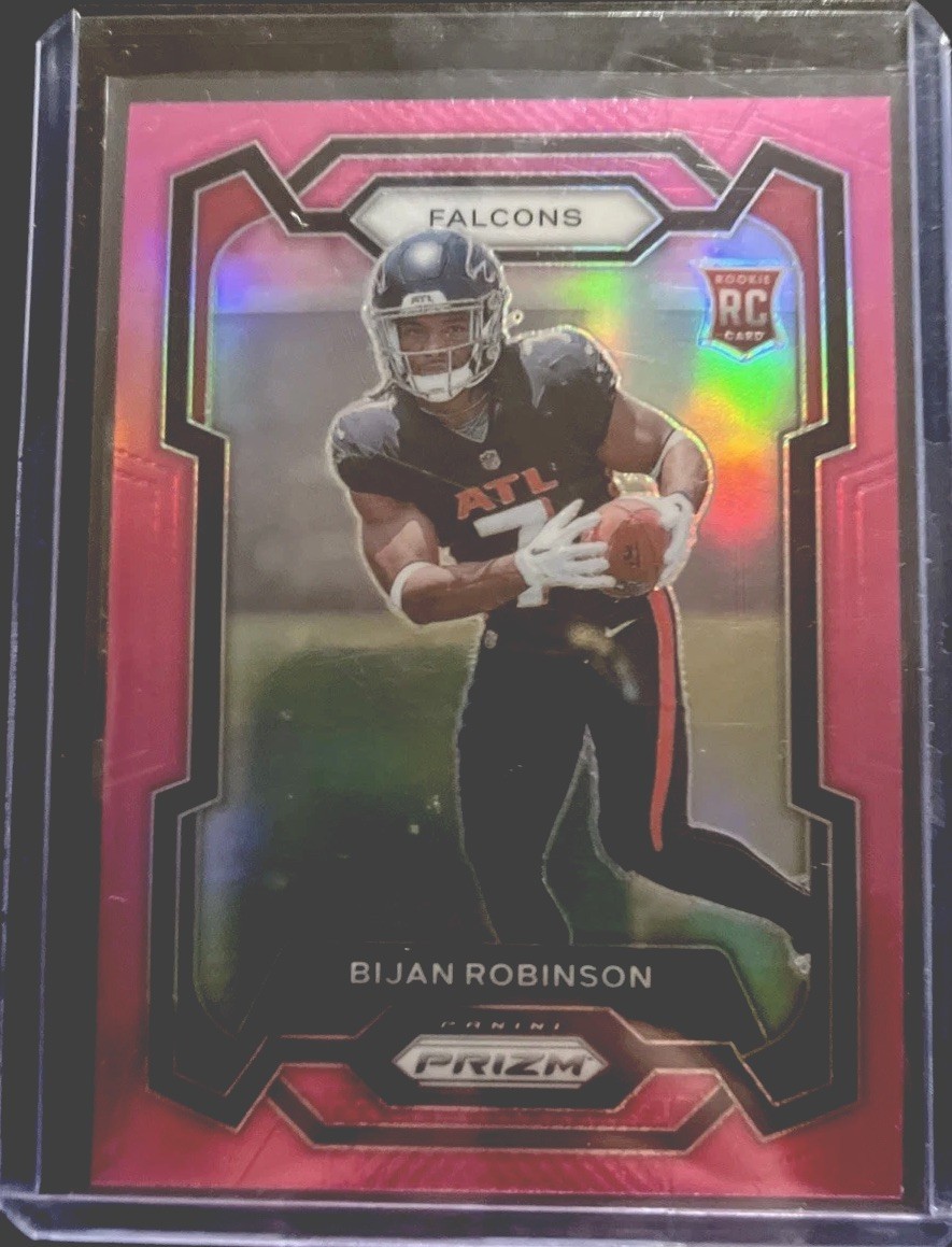 2023 Panini Prizm - Rookies Bijan Robinson #305 Pink Prizm (RC)