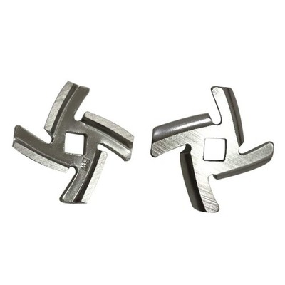 (2) Meat Grinder Cutting Blade for Waring 026552 MG100 MG105 WPG200PC