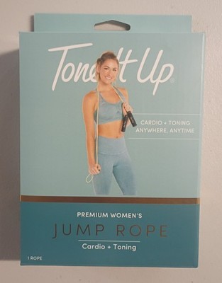 Tone It Up 9' Adjustable Premium Jump Rope Cardio + Toning NTHK0821 Women's NIB