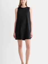Everlane Black Stretch Linen Shift Dress – NWT – US 10 – Minimalist