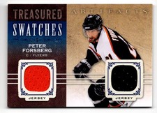 2014-15 Artifacts Treasured Swatches Jerseys Blue Peter Forsberg Jersey