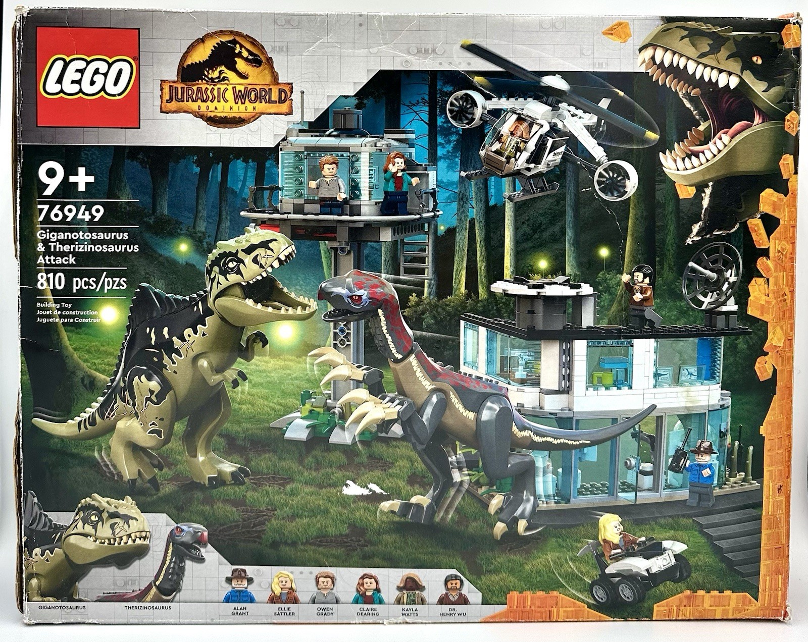 LEGO Jurassic World: Giganotosaurus & Therizinosaurus Attack (76949) Incomplete