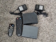 2 Western Digital Live TV HDMI Streaming Devices With Cords And Remotes