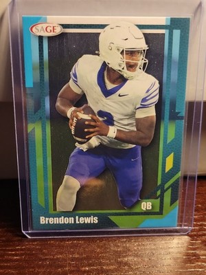 2026 Sage High Series Teal #146 Brendon Lewis Memphis 