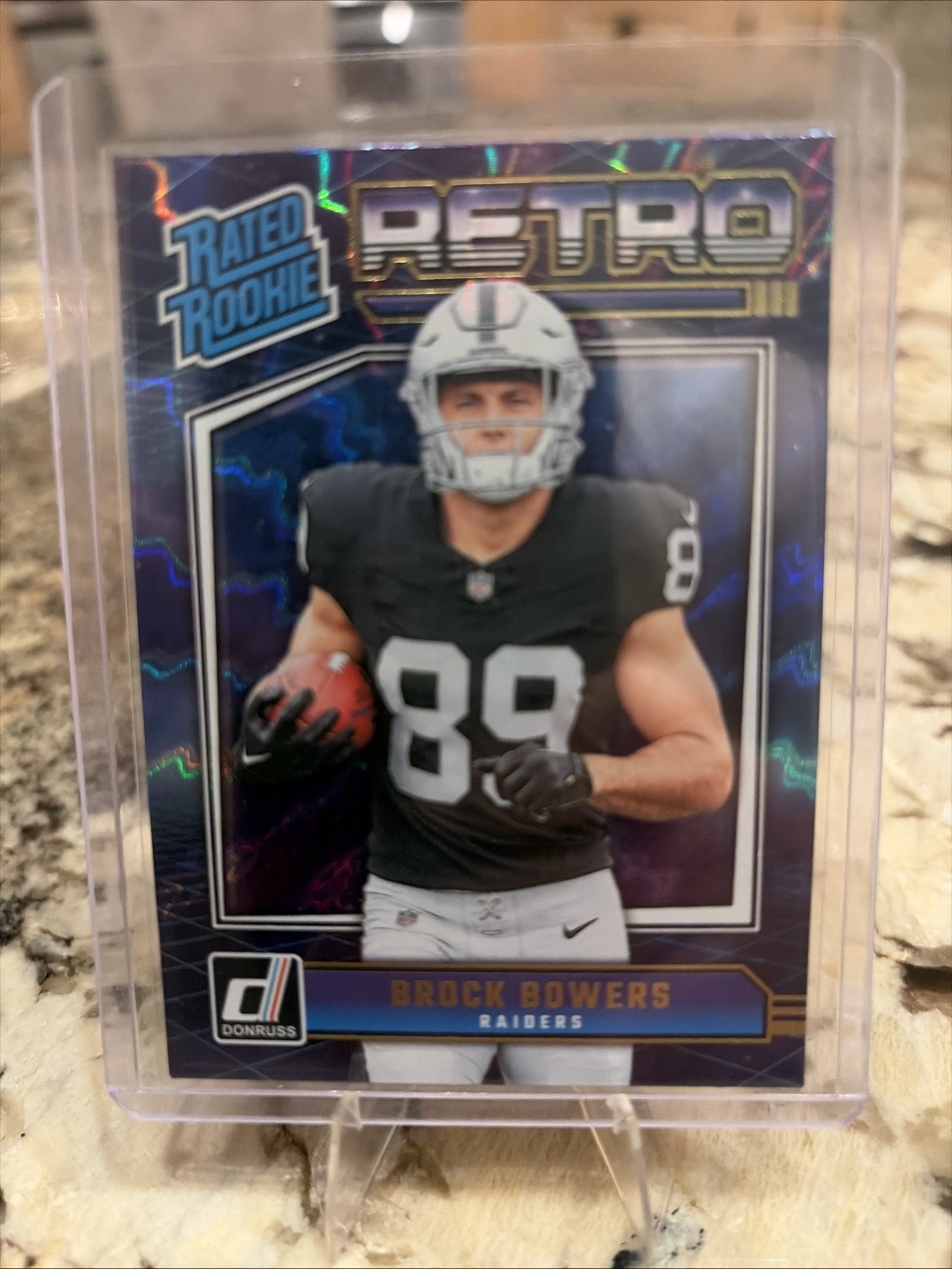 2024 Panini Donruss - Rated Rookie Retro Brock Bowers #9 (RC)