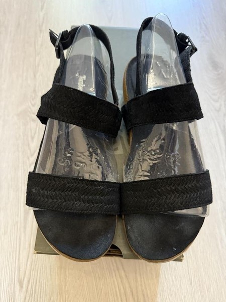 Women Timberland Sandals Black Nubuck 39