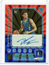 2024 donruss Dereck Lively II rookie auto holo red/blue 18/25