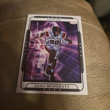 2023 SAGE Artistry Black #83 Luke Musgrave Green Bay Packers Oregon State SP