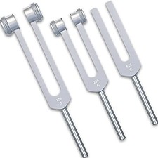 Lightweight Diagnostic Tuning Fork Set - C 128, C 256, C 512 for Professionals