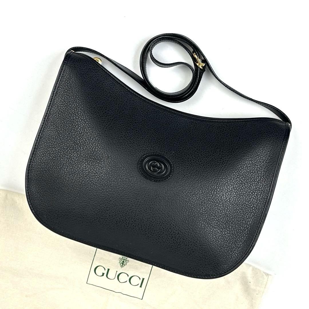 GUCCI GG Interlocking Leather Crossbody Shoulder Bag for Women C-250807-5