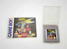 Star Trek The Next Generation Nintendo Game Boy 1993 Tested Manual Case OEM