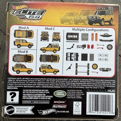 新品 ホットウィール Elite 64 Mod Shop '94 ランドローバー Hot Wheels Elite 64 Mod Shop '94 Land Rover Discovery | Mattel