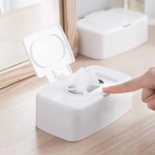 Portable Wet Wipes Dispenser Box Tissue Holder Napkin Storage Container