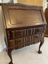Mahogany Wooden Writing Desk Beautiful Bureau Desk With Locking Key