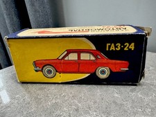 Vintage URSS VOLGA GAZ wind up toy voiture légendaire soviétique