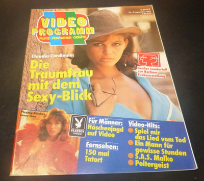 Video Programm 9/1983 Claudia Cardinale,Linda Gray,Linda Evans,Poltergeist