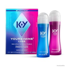 Personal Lubricant for Couples 2 Pack Water Based Silicone Warming Tingle