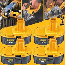 4Pack 18V Battery for Dewalt 18 Volt 7 Ah Battery DC9096-2 DC9098 DC9099 DW9096
