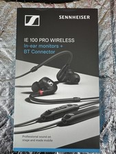 Sennheiser IE 100 PRO WIRELESS In ear monitors  BT connect New Open Box Black