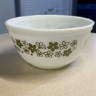 Vintage Pyrex Spring Blossom Crazy Daisy Mixing Bowl #402 1 1/2 Qt
