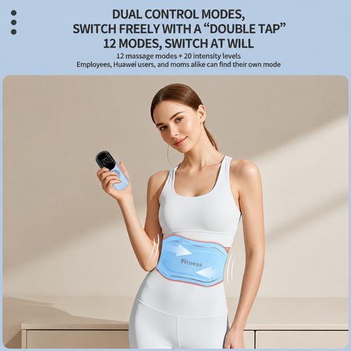 Electrostimulateur EMS Ceinture de Massage TENS Dual Puls 12 Programmes Numérique DHL - Photo 5/16