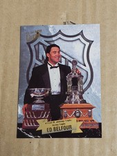 1993-94 Fleer Ultra Awards Winners #1 Ed Belfour NHL Hockey Card Blackhawks