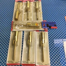 Brainerd Automatic Hinge Door Closer 32100 Brass Plated Set of 7 JM Parts