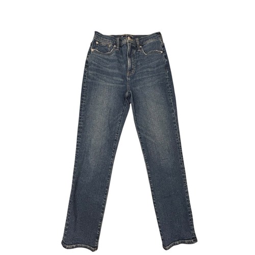 Madewell "Perfect Vintage Jeans" Women's Straight-Leg Mom Jeans 26 Denim Casual