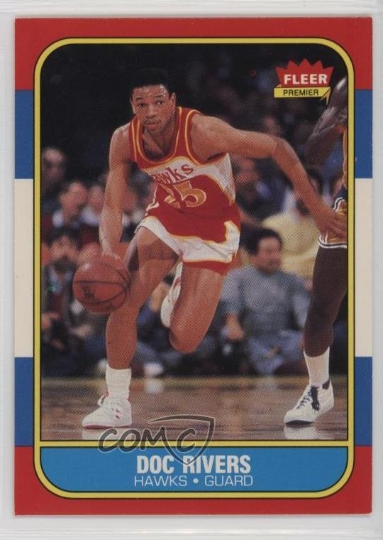 1986-87 Fleer Doc Rivers #91 1f8