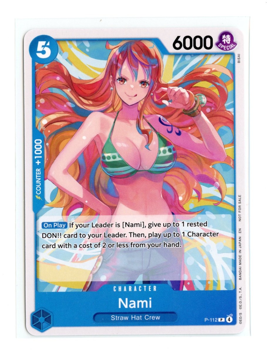 Nami (Heroines Battle Pack) P-112 PR Normal One Piece Promotion